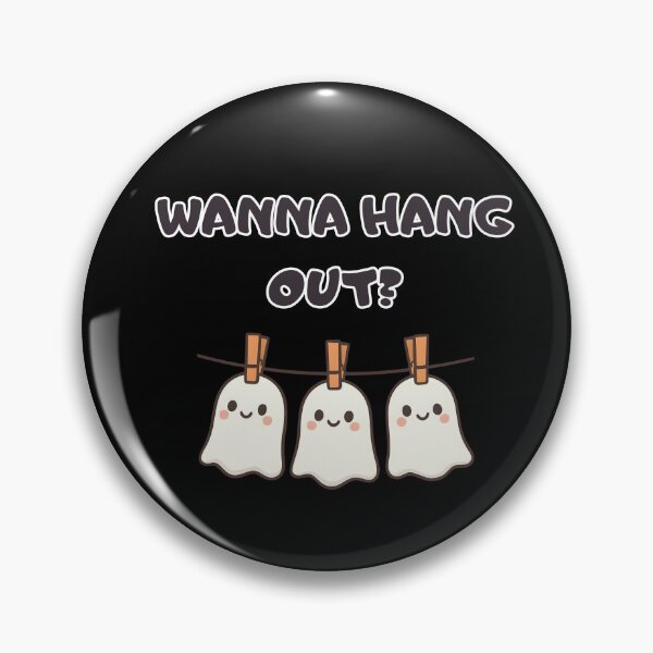 Item preview, Wanna hang out? Hanging sheet ghost. designed and sold by uunaa.