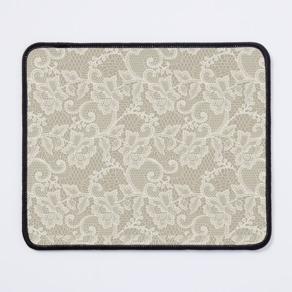Item preview, Soft Floral Lace Pattern – Delicate Ivory Vintage Ornamental Design designed and sold by destelloacido.