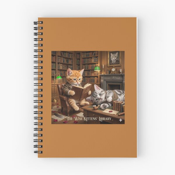 Item preview, ​The Wise Kittens' Library. designed and sold by JoyNest = "The nest of joy".