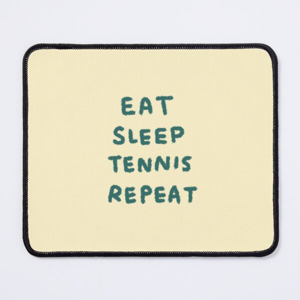 Item preview, eat sleep tennis repeat designed and sold by ourhappyface.