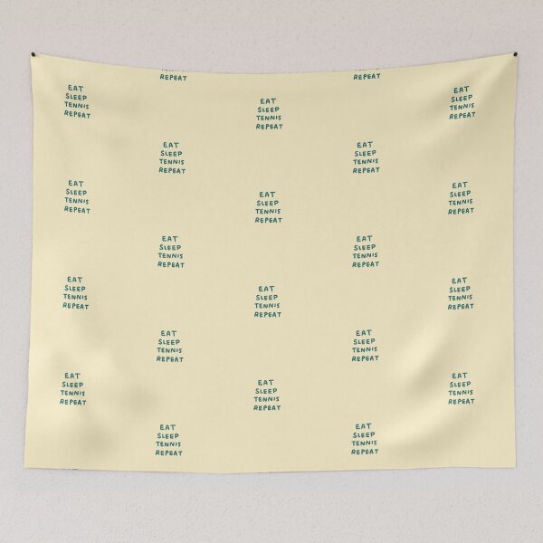 Item preview, eat sleep tennis repeat designed and sold by ourhappyface.