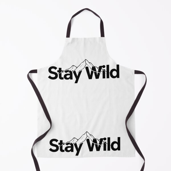 Item preview, Stay Wild Spirit Adventure Nature Wilderness Art designed and sold by ART ATTACK ZONE.
