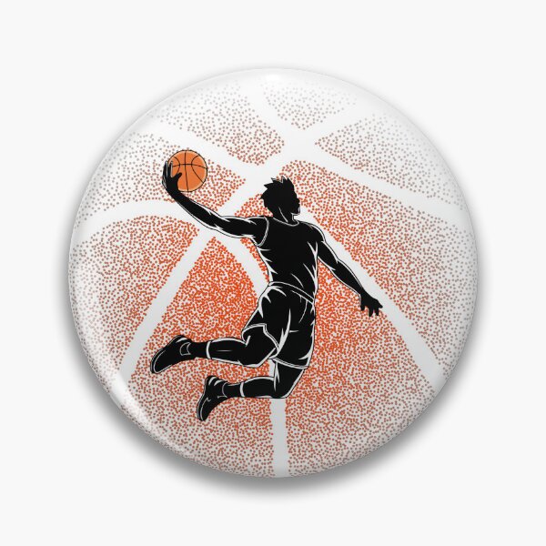 Item preview, Basketball Player Slam Dunk Stipple Art designed and sold by area248.