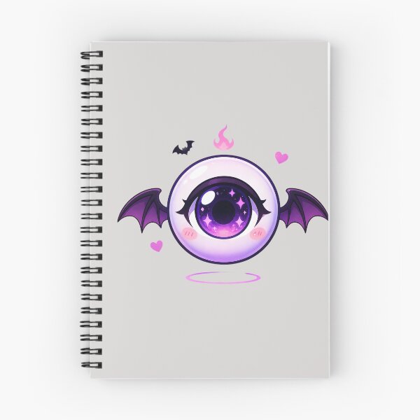 Item preview, Bat Eye Anime Design, Cute Gothic Kawaii Aesthetic, Spooky Floating Eye Character Graphic designed and sold by MouradStudio.
