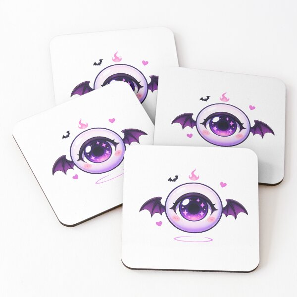 Item preview, Bat Eye Anime Design, Cute Gothic Kawaii Aesthetic, Spooky Floating Eye Character Graphic designed and sold by MouradStudio.