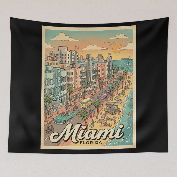 Item preview, Visit Miami - Florida designed and sold by civomgon.