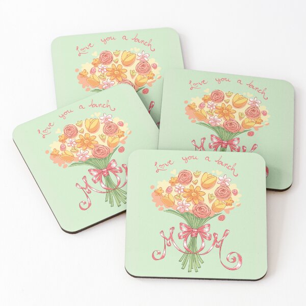 Item preview, Love you a bunch, Mom (green) designed and sold by The Bubblegum Buck.