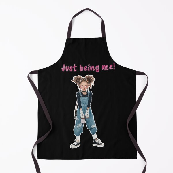 Item preview, Just Being Me | Edgy Girl in Denim Overalls Streetwear designed and sold by StudioNoRule.