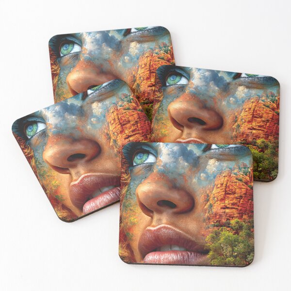 Item preview, Surreal Landscape Merging with Human Features designed and sold by Artessie.