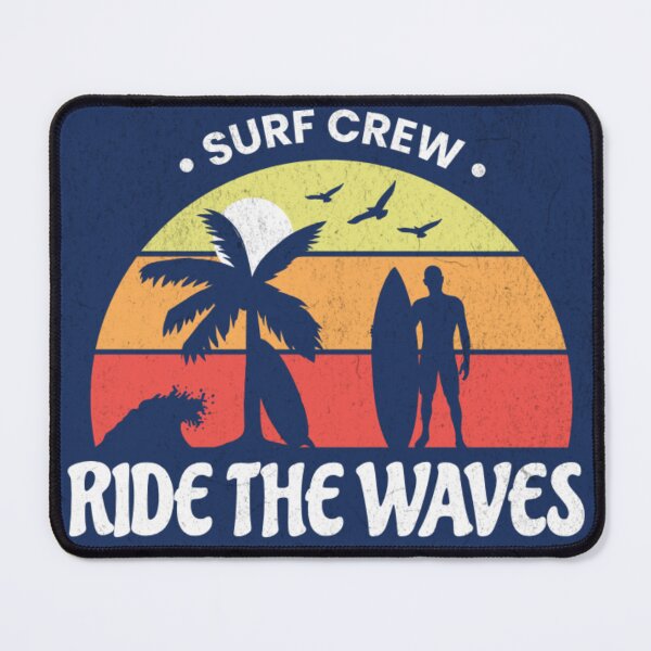 Item preview, Surf Crew Ride the Waves T-Shirt – Vintage Surf Tee, Beach Lifestyle, EST 1985 designed and sold by LuckyCoast.