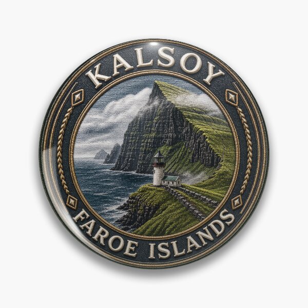 Item preview, Kalsoy, Faroe Islands – Cliffs, lighthouse & North Atlantic designed and sold by Girih.