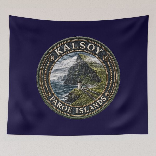 Item preview, Kalsoy, Faroe Islands – Cliffs, lighthouse & North Atlantic designed and sold by Girih.
