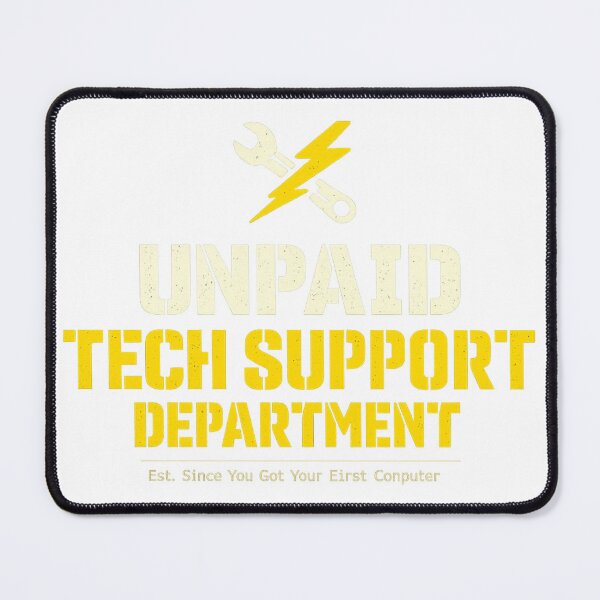 Item preview, Unpaid Tech Support Department Funny IT Shirt Gift designed and sold by kimo-design.