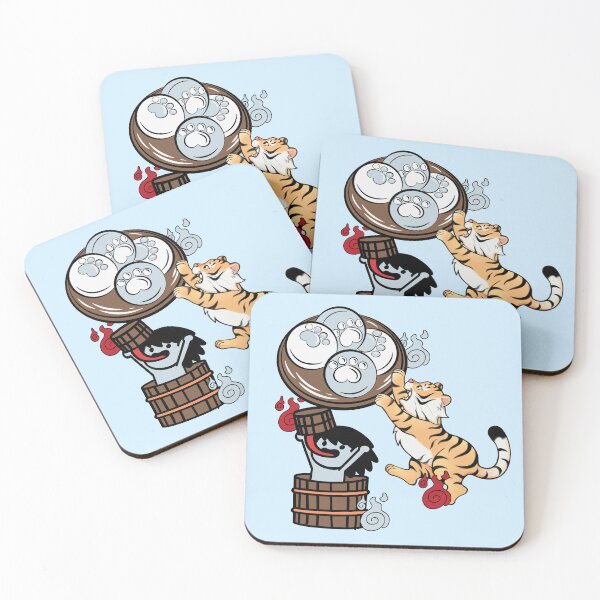 Item preview, Kawaii Tiger, Akaname Yokai & Paw Dim Sum designed and sold by Kanniax.