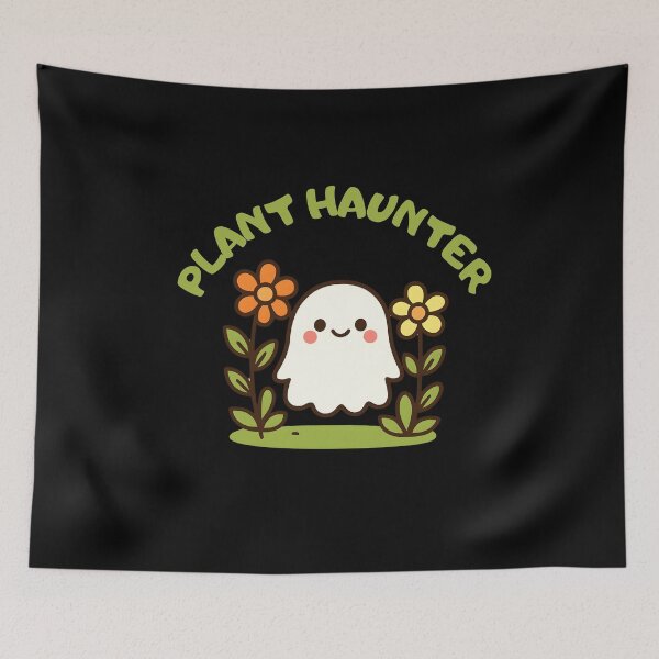 Item preview, Plant Haunter sheet ghost designed and sold by uunaa.