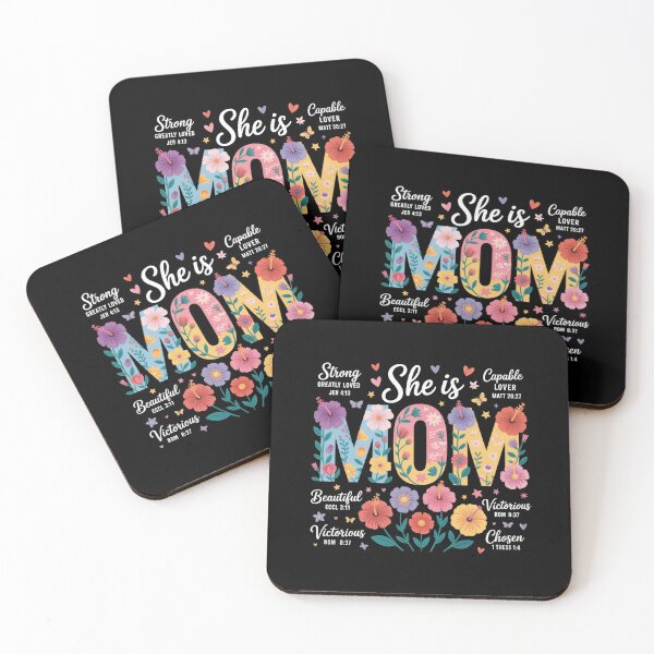 Item preview, Mothers Day She is Mom She is Strong Christian Mom designed and sold by ZACK ART.
