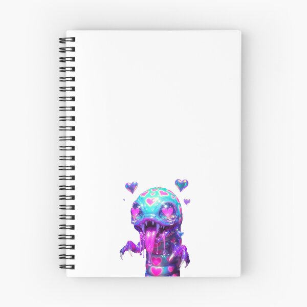 Item preview, Neon Heart Bug Monsters: Kawaii Psychedelic Creepy-Cute designed and sold by StudioPixie.