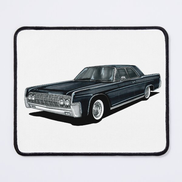 Item preview, Exclusive drawing legendary luxury premium american president car black 1961 Continental V8 engine designed and sold by Cars23.