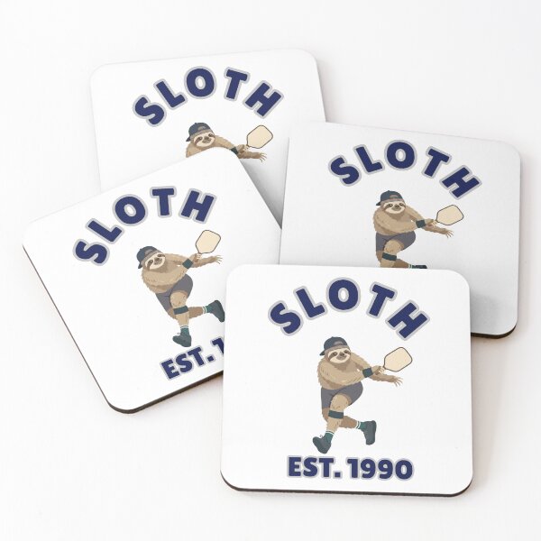 Item preview, Vintage Sloth Pickleball Est 1990 - Slow & Steady designed and sold by "Positive Vibes & Daily Lifestyle".