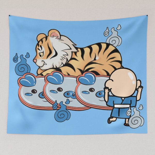 Item preview, Kawaii Tiger and Ungaikyo Mirror Yokai designed and sold by Kanniax.