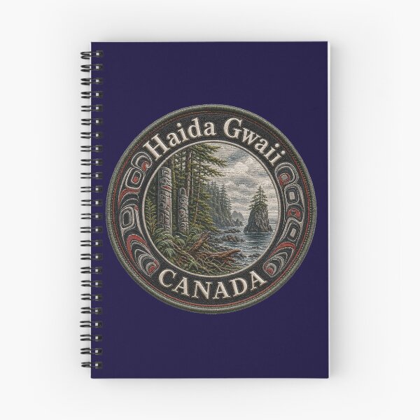 Item preview, Haida Gwaii, Canada – Totem poles, coastal forest & Pacific Ocean designed and sold by Girih.