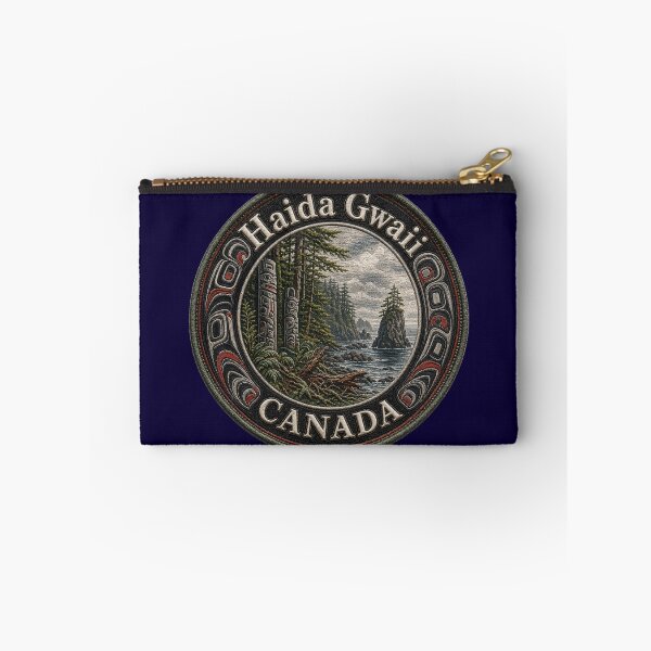 Item preview, Haida Gwaii, Canada – Totem poles, coastal forest & Pacific Ocean designed and sold by Girih.