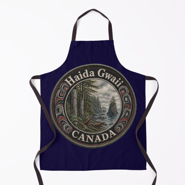 Item preview, Haida Gwaii, Canada – Totem poles, coastal forest & Pacific Ocean designed and sold by Girih.