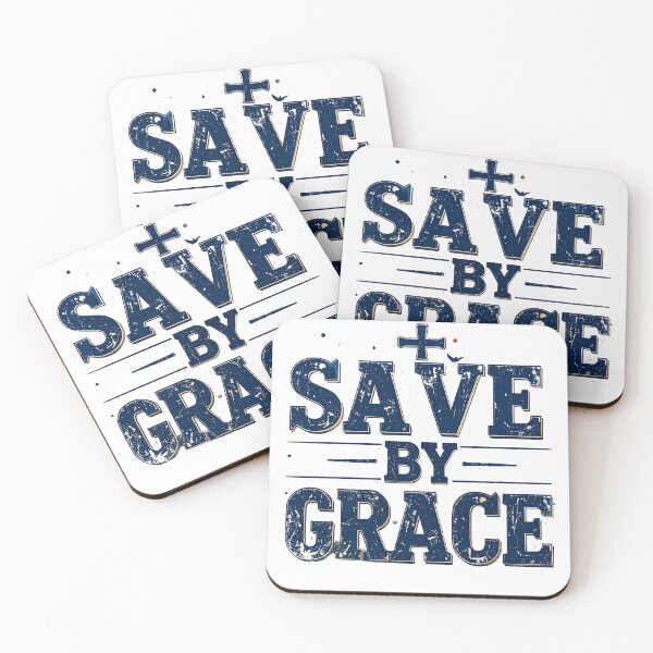 Item preview, Saved By Grace Christian T-Shirt | Distressed Vintage Faith Bold Religious Gift designed and sold by EvolusionPro.
