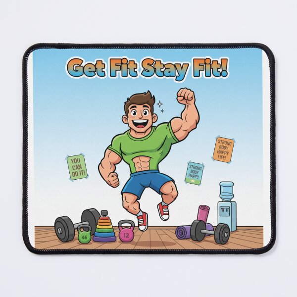 Item preview, Get Fit Stay Fit! designed and sold by MaciejErdon.