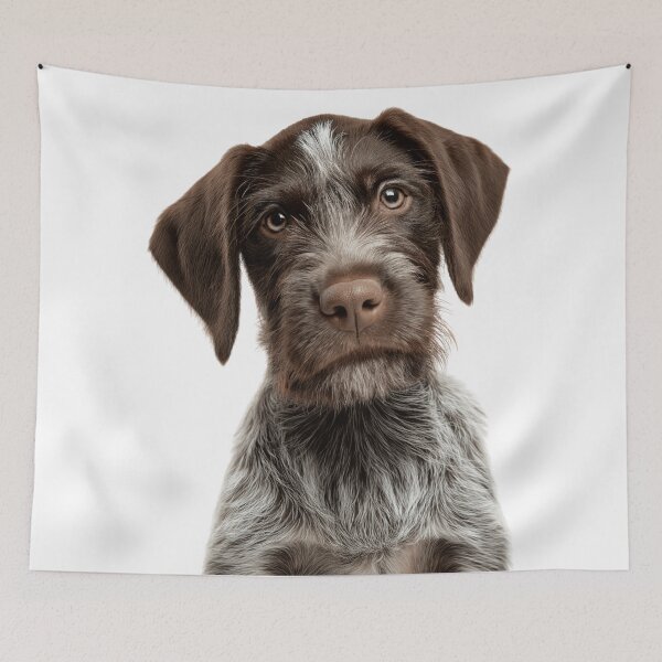 Item preview, Adorable German Wirehaired Pointer Pup for Cute German Wirehaired Pointer puppy lovers designed and sold by LazyOwlStore.