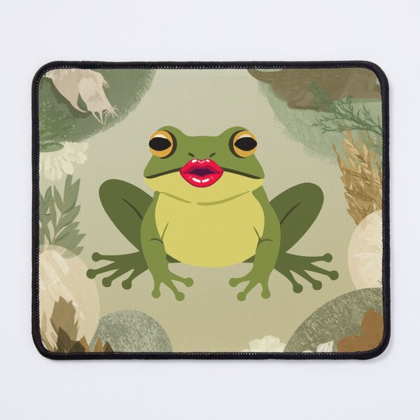 Item preview, Frog with lipstick designed and sold by Art70shop.