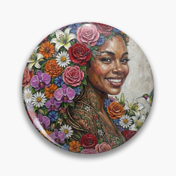Item preview, Botanical Beauty: Floral Hair Portrait designed and sold by ValhallaFantasy.