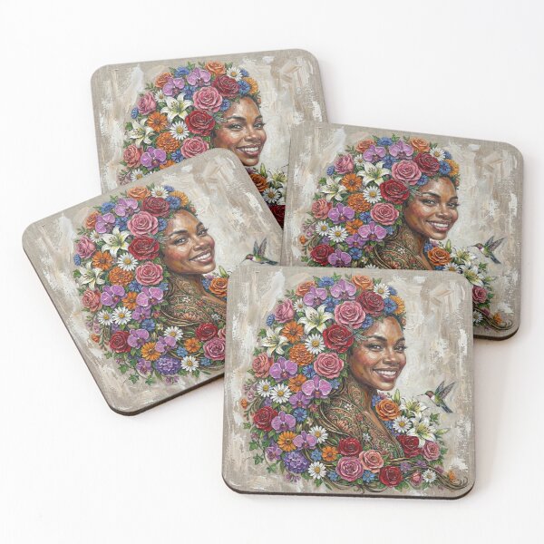 Item preview, Botanical Beauty: Floral Hair Portrait designed and sold by ValhallaFantasy.