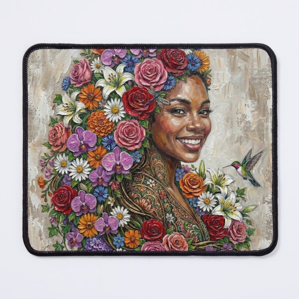 Item preview, Botanical Beauty: Floral Hair Portrait designed and sold by ValhallaFantasy.