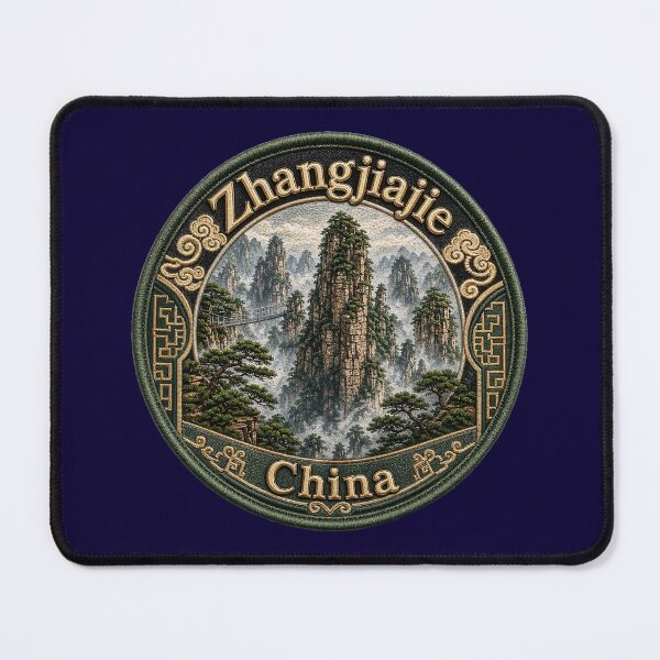 Item preview, Zhangjiajie, China – Sandstone Pillars, Mist & Suspension Bridge designed and sold by Girih.