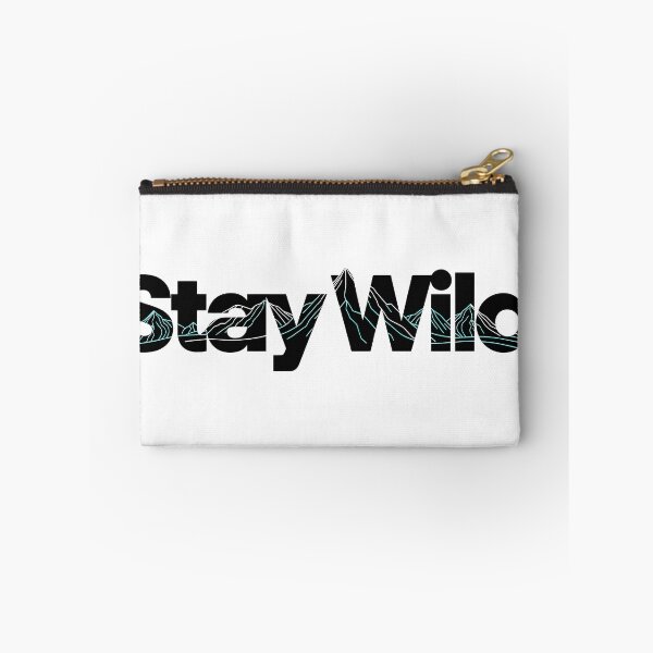 Item preview, Design Stay Wild Spirit Adventure Nature Wilderness Art designed and sold by ART ATTACK ZONE.