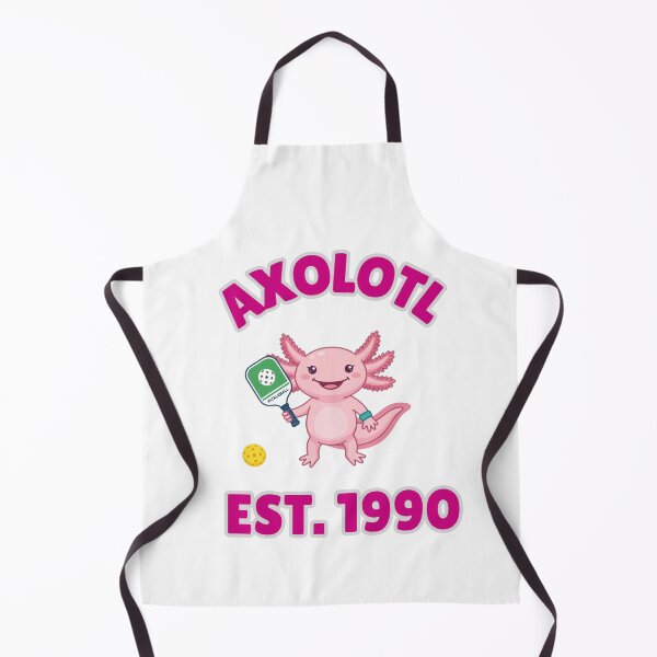 Item preview, Vintage Axolotl Pickleball Est 1990 - Cute Pink Salamander designed and sold by "Positive Vibes & Daily Lifestyle".