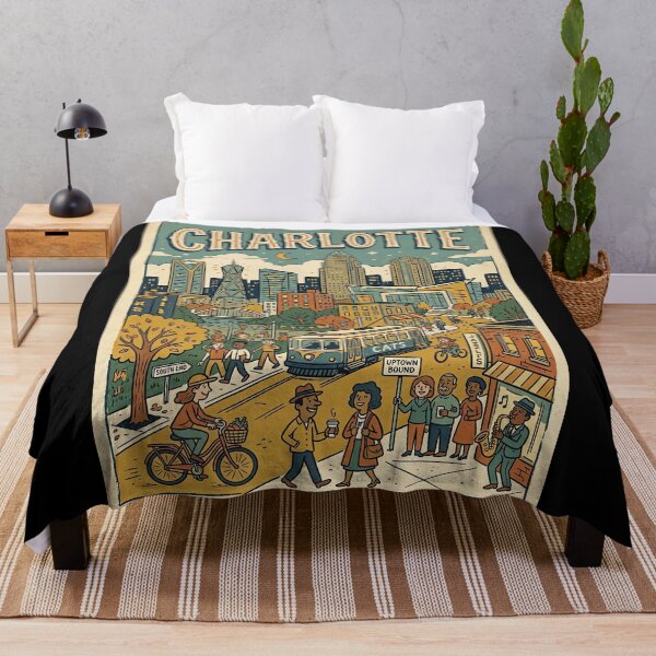 Item preview, Visit Charlotte - North Carolina designed and sold by civomgon.