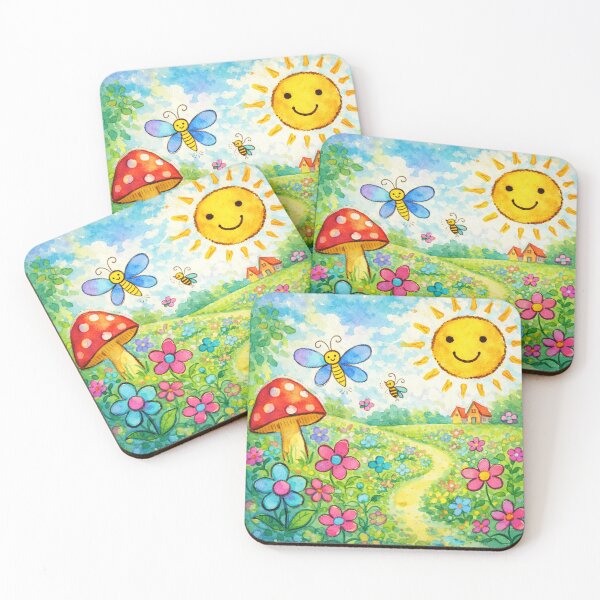 Item preview, Happy Garden Sunshine Scene designed and sold by haventis.