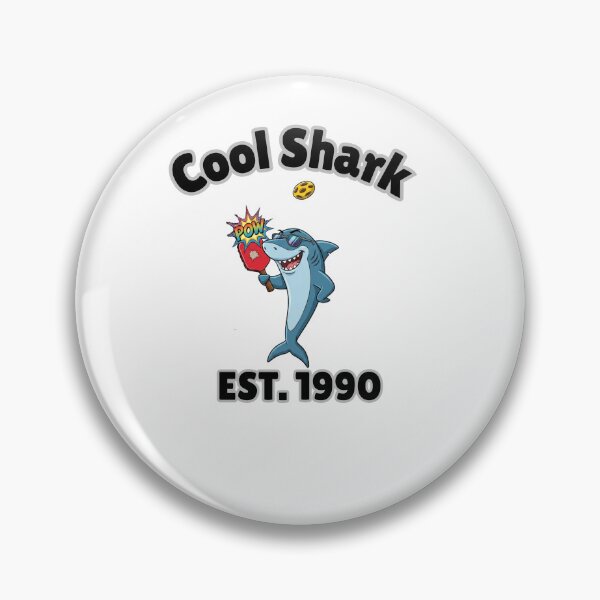 Item preview, Vintage Cool Shark Pickleball Est 1990 - Court Shark Smash designed and sold by The Daily Progress.