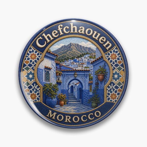 Item preview, Chefchaouen, Morocco – Blue alleys, arches & Rif Mountains designed and sold by Girih.