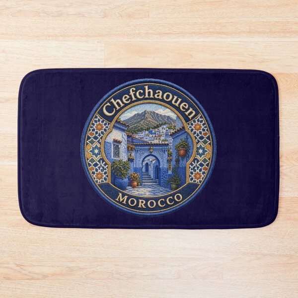 Item preview, Chefchaouen, Morocco – Blue alleys, arches & Rif Mountains designed and sold by Girih.