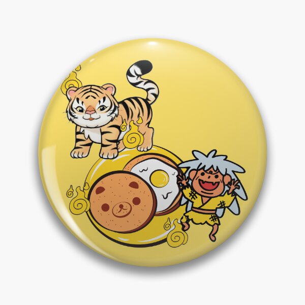 Item preview, Kawaii Tiger, Amanojaku & Moon Breakfast Cookie designed and sold by Kanniax.