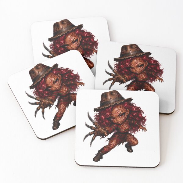 Item preview, Freddy Krueger Inspired Nightmare Queen Chibi designed and sold by MoonSpeaksTV.