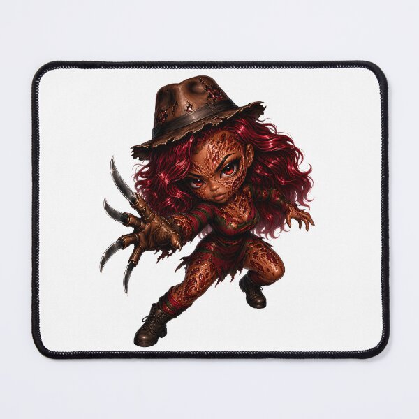 Item preview, Freddy Krueger Inspired Nightmare Queen Chibi designed and sold by MoonSpeaksTV.