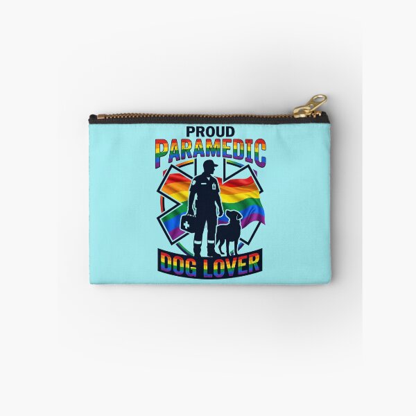 Item preview, Proud Medic Dog Lover - Pride Paramedic Dog LGBTQ EMS EMT Rainbow First Responder Gift designed and sold by Im-Ara.