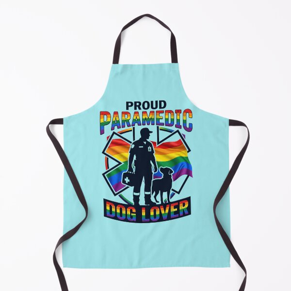 Item preview, Proud Medic Dog Lover - Pride Paramedic Dog LGBTQ EMS EMT Rainbow First Responder Gift designed and sold by Im-Ara.