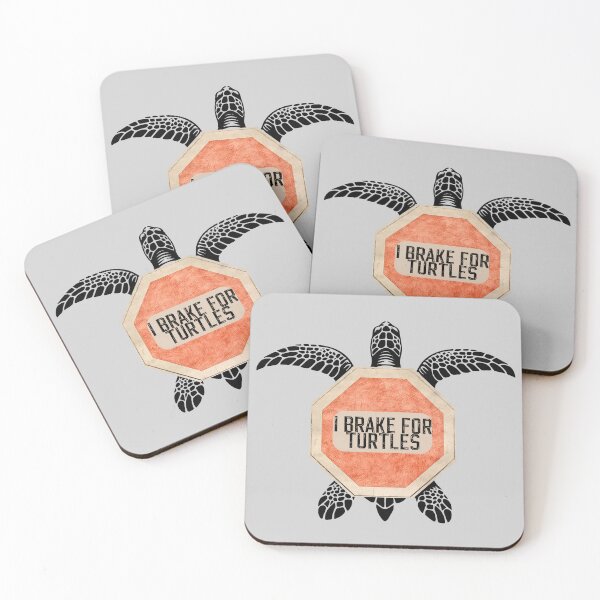 Item preview, Copy of I brake for turtles I brake for critters animals funny gifts for turtles lovers and for lovers of animals designed and sold by MatthewViews.