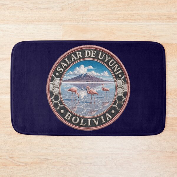 Item preview, Salar de Uyuni, Bolivia – salt flats, flamingos & Andean panorama designed and sold by Girih.