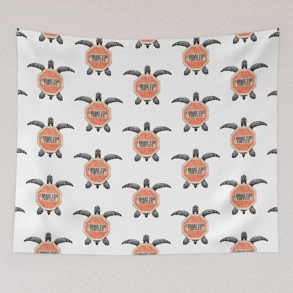 Item preview, Copy of I brake for turtles I brake for critters animals funny gifts for turtles lovers and for lovers of animals designed and sold by MatthewViews.